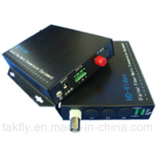 1ч Хвн ТВі АХД волокна оптически видео-конвертер с RS485/интерфейсами rs422/RS232 с